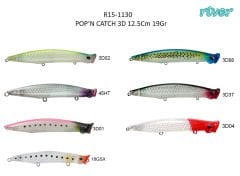 River Pop'n Catch 3D 125 12.5cm 19Gr Popper