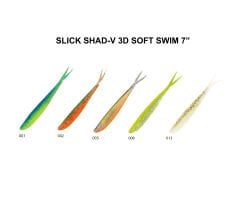 SLICK SHAD-V 3D SOFT SWIM 7
