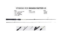 LJ BASARA FAKTOR 183CM 36T  0.3-2,5GR 2P