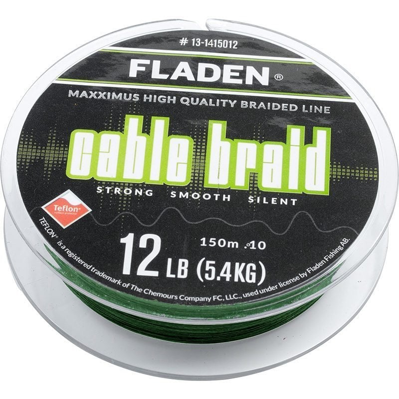 Fladen Maxximus Cable Braid 150M Yeşil İp Misina 0.10 MM