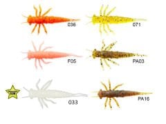 Lucky John Nayada 2'' (5 cm) 9p Silikon Yem