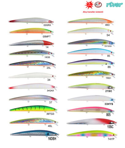 River Treble Devil 125F ARC 12.5Cm 14.5G Maket Balık 33HYS