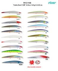 River Treble Devil 125F 12.5cm 14.5Gr  0.3-0.6mt