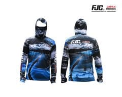 FJC  DİJİTAL BASKILI BAFLI KAPŞONLU UZUN KOL