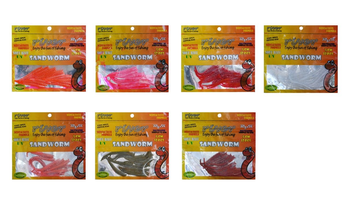 SANDWORM ,5 CM,12P