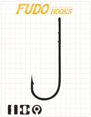 Fudo 6101 Worm SSB Black Nikel Uzun Pala Tırnaklı İğne