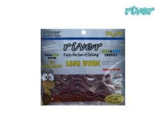 LONG WORM, 10 CM BLOODEY ,10P