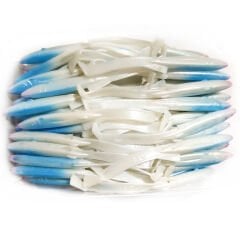 Sasi Silikon 6.5cm 100P Mavi Beyaz