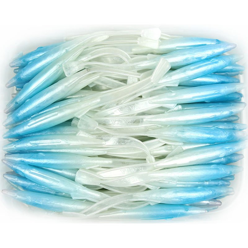 Sasi Silikon Yuvarlak 8.5 Cm 100P Mavi Beyaz