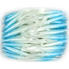 Sasi Silikon Yuvarlak 8.5 Cm 100P Mavi Beyaz