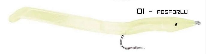 Fladen Portland Eel Silikon Yem 3P 9 cm 01