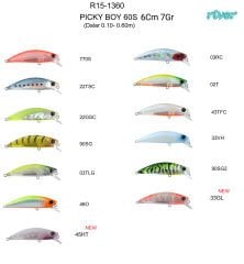 River Picky Boy 60S 6Cm 7G Maket Balık
