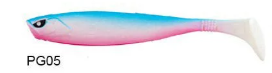 Lucky John Basara 3D Soft Swim 5'' (12.7 cm) 4P Silikon Yem PG05