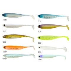 Lucky John Makora 3D Shad Tail 4'' (10.16 cm) 6P Silikon Yem
