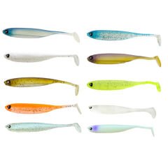 Lucky John Makora 3D Shad Tail 4'' (10.16 cm) 6P Silikon Yem