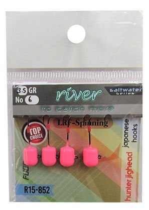 Rıver Hunter Jig Head Pembe Glow 4P