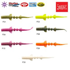 Lucky John Unagi Slug 3'' (7.62 cm) 7P Silikon Yem