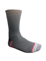 ÇORAP TERMAL HAVLU SİYAH 39-42 KIRMIZI ÇİZGİLİ