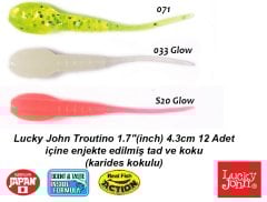 Lucky John Troutino 1.7''(inch) 4.3cm 12 Adet