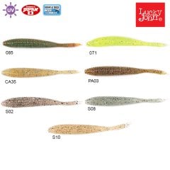 Lucky John S-Shad 3.8'' (9.65 cm) 5P Silikon Yem