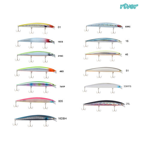 River Cyrstal Min 115F 11.5Cm 12.5G Maket Balık 805