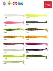 Lucky John S-Shad Tail 2.8'' (7.11 cm) 7P Silikon Yem